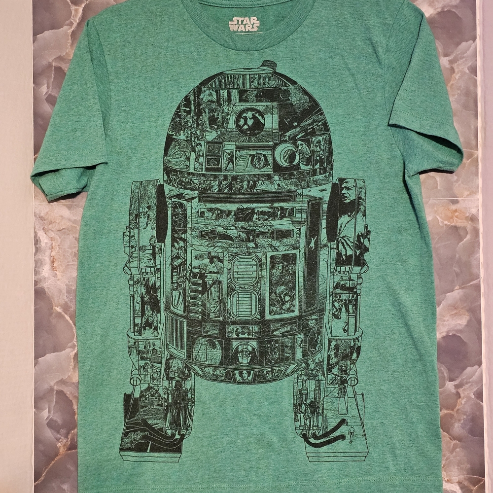 Star Wars Teal R2-D2 Graphic Tee